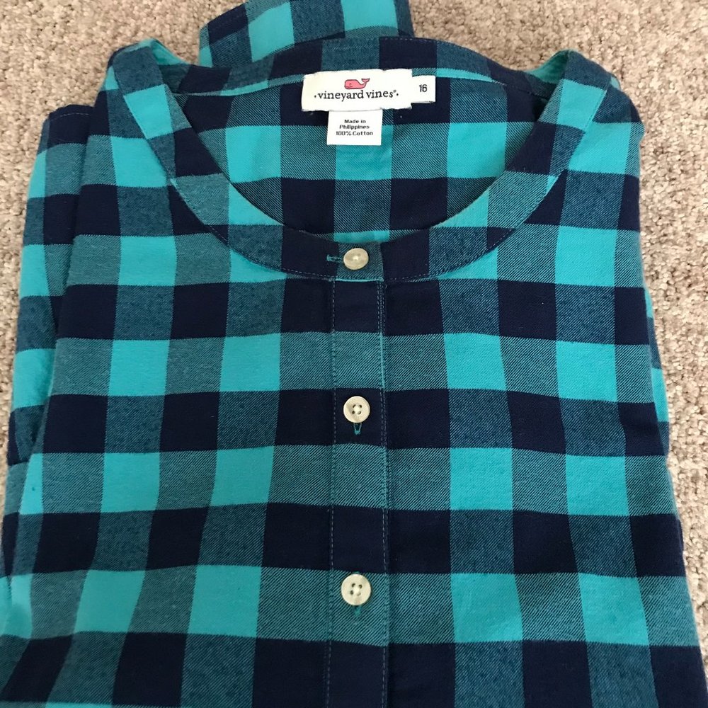 Vineyard Vines Women's Peplum Flannel